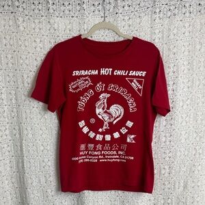 Men’s Red Sriracha Graphic T-Shirt